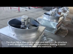 Профессиональный вентилятор печи для сушки древесины для большой вместимости древесины и быстрой сушки