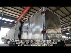 Настраиваемая вместимость высокотемпературная печь для термообработки древесины с интеллектуальным управлением
